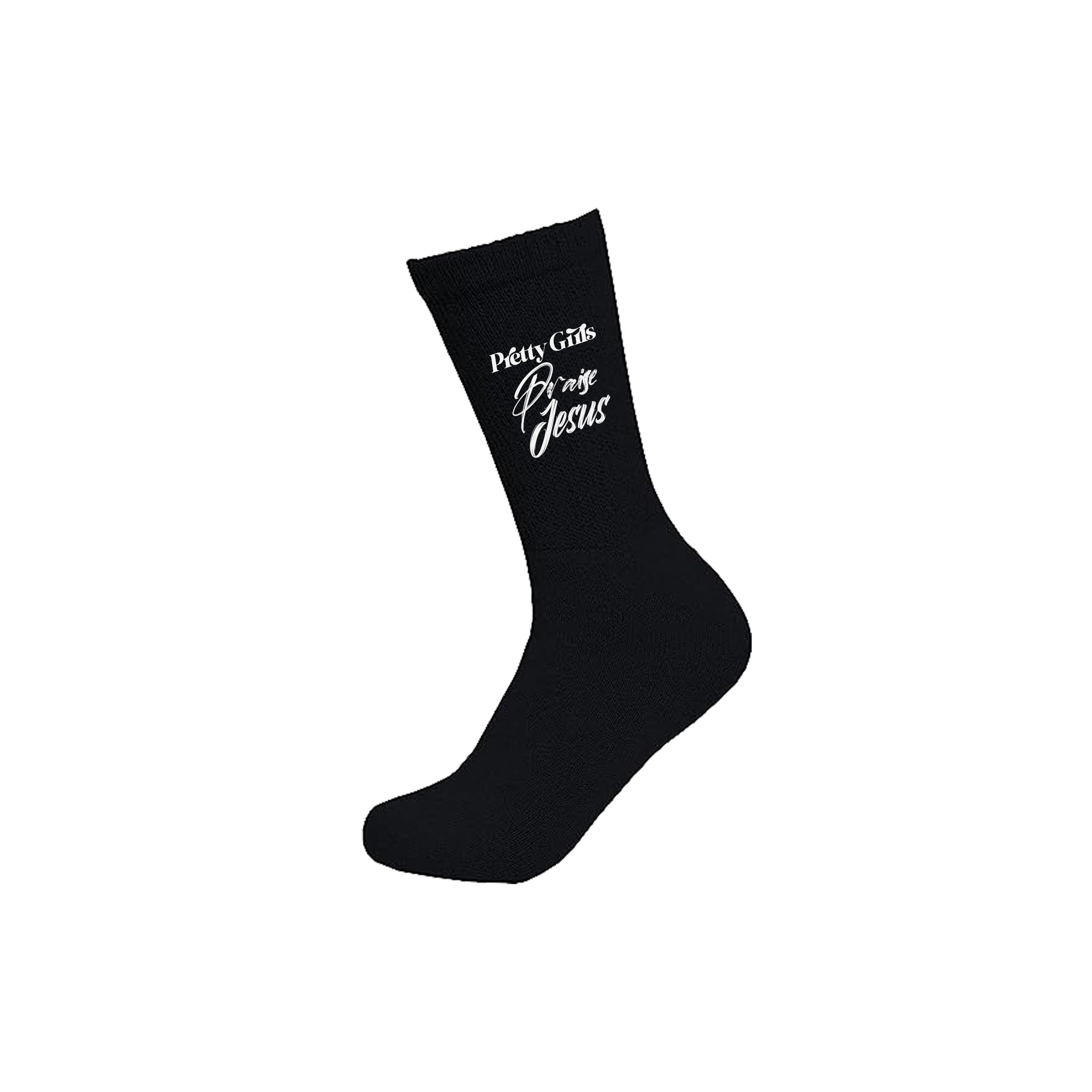 Pretty Girls Praise Jesus Socks